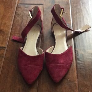 Franco Sarto Ankle Strap Flats